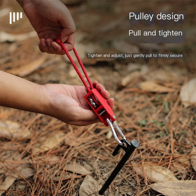 🪢 Cuerda de Camping Portátil, Ajustable y Fija – Ideal para Aventuras y Actividades al Aire Libre 🌳✨