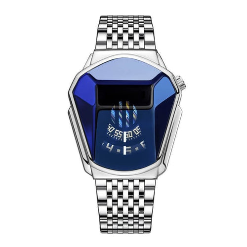 Reloj de pulsera para hombre Tecnología de acero inoxidable Reloj de cuarzo de moda（Compra 2 envío gratis））