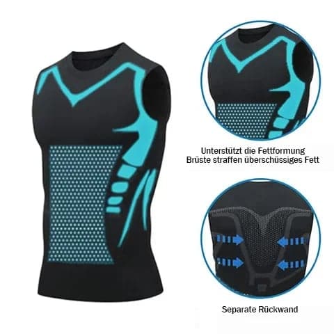 🥳OFERTA ESPECIAL 2026🥳💞¡MÁS DE 50 000 UNIDADES VENDIDAS!🛡️💎 ¡50 % DE DESCUENTO! Chaleco moldeador iónico: compresión refrescante, alisa el vientre y los michelines. Invisible bajo la ropa. ¡Vuelve a sentirte segura de ti misma! 💪✨