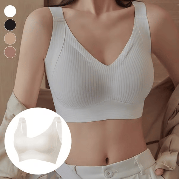 👙 Brasier sin Aros de Soporte Firme – Cómodo, Suave y de Uso Diario ✨
