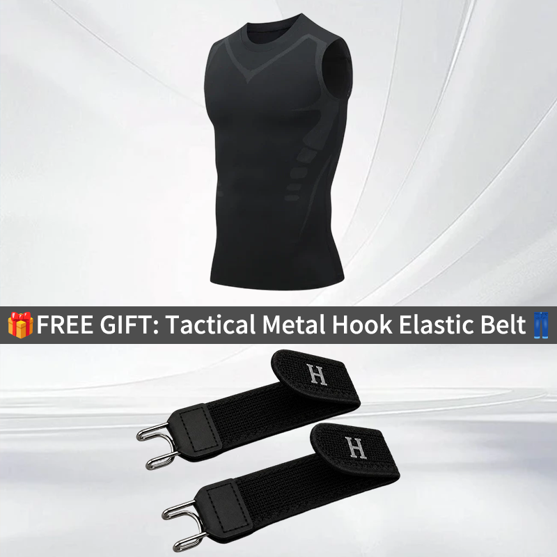 🥳OFERTA ESPECIAL 2026🥳💞¡MÁS DE 50 000 UNIDADES VENDIDAS!🛡️💎 ¡50 % DE DESCUENTO! Chaleco moldeador iónico: compresión refrescante, alisa el vientre y los michelines. Invisible bajo la ropa. ¡Vuelve a sentirte segura de ti misma! 💪✨