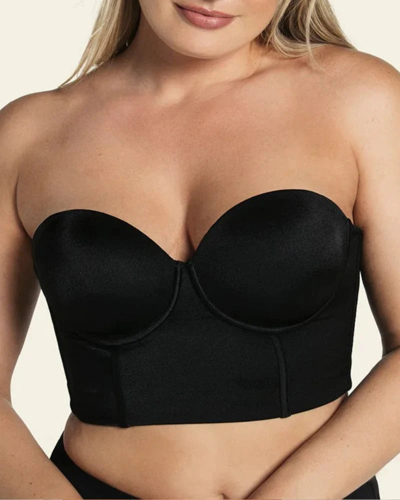 Sostén Moldeador Corset Sin Tirantes y Copa Completa