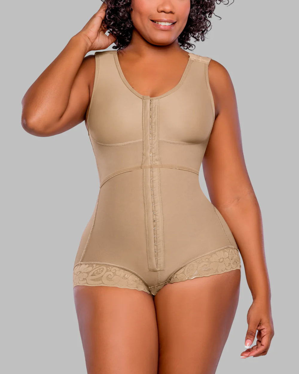 Shapshe® Body Shaper Modelador Levanta Glúteos Enterizo con Broches Control de Abdomen Adelgazante