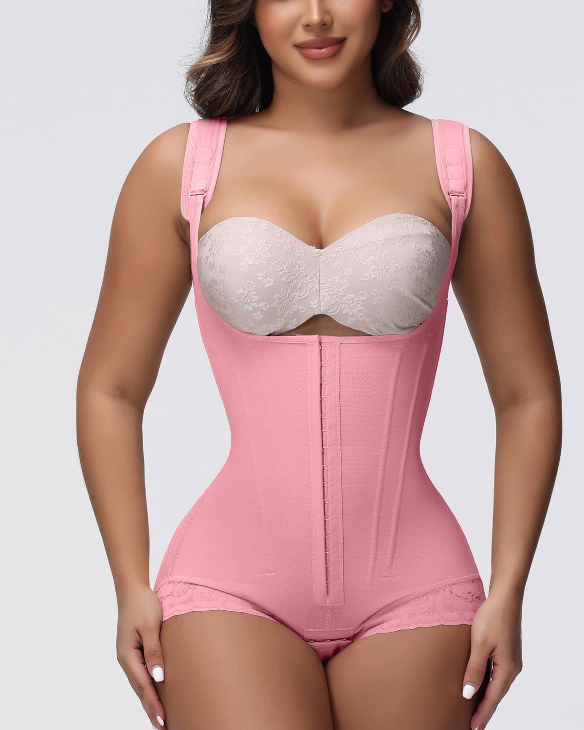 Shapshe® Fajas Colombianas Corset Moldeador Postparto Postcirugía con Varillas de Acero