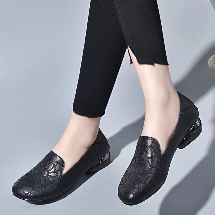 Zapato Casual Cuero Suave Serenidad Estilo Aura, Comodidad Sin Dolor Todo el Día