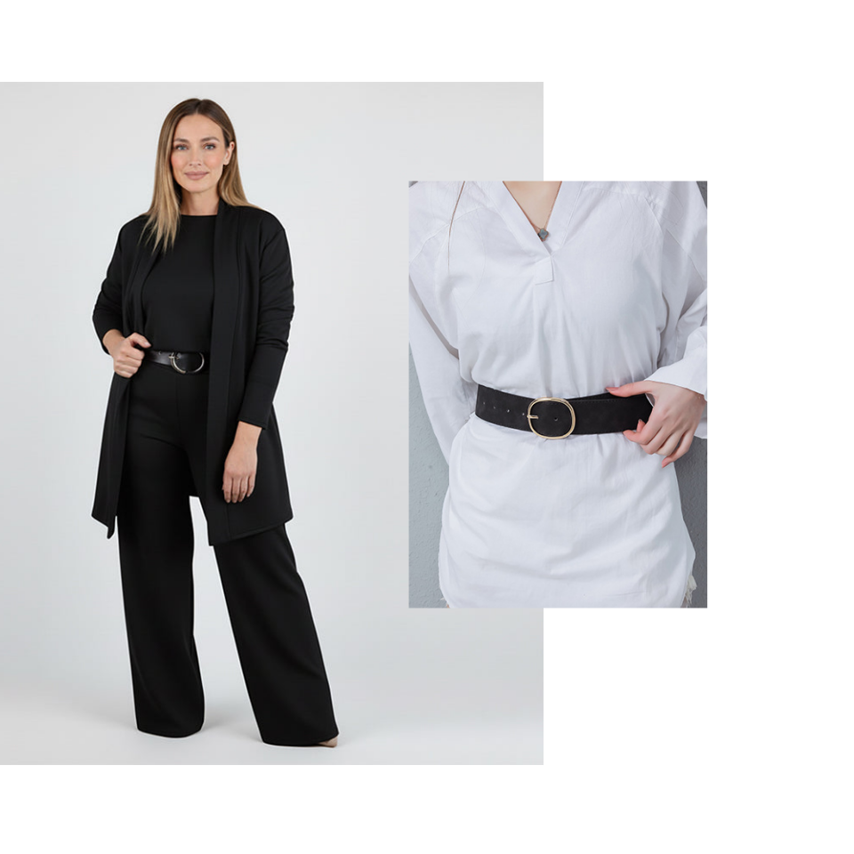 🔥 Conjunto Elegante de 3 Piezas – Cardigan Largo, Top y Pantalón para Estilo y Comodidad Todo el Día 💞✨