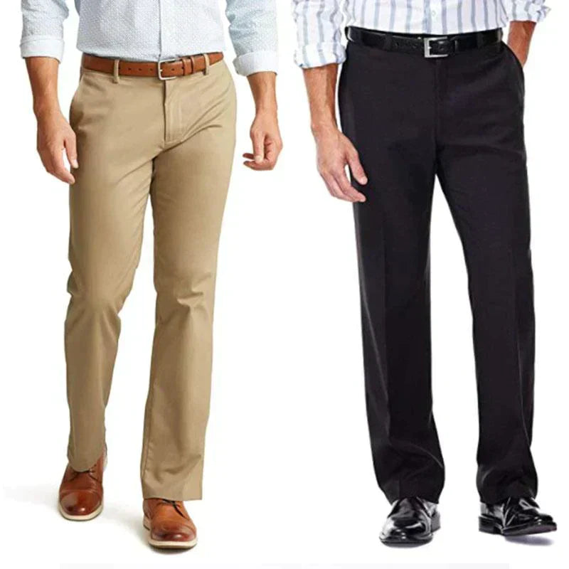 ⏰🔥 ¡50% DE DESCUENTO POR TIEMPO LIMITADO! 👖✨ Pantalones Clásicos de Hombre – Alta Elasticidad, Elegancia y Comodidad Todo el Día 💼💖