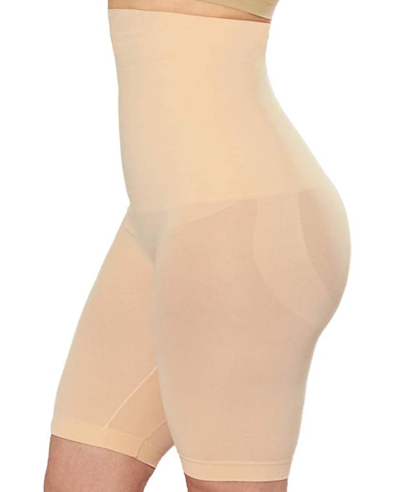 Shorts Moldeadores de Cintura Alta con Control de Abdomen y Reductor de Muslos