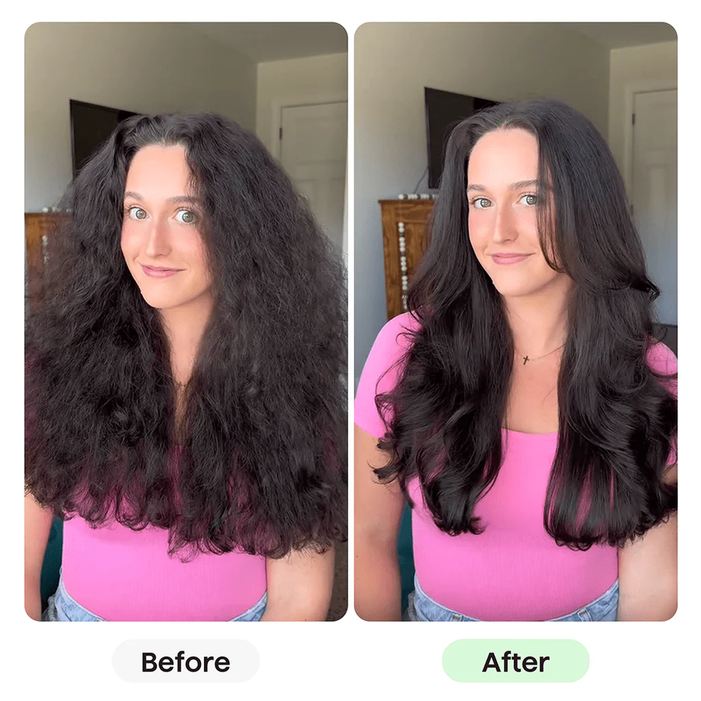 💥⚡ ¡50% OFF! Cepillo 2 en 1 Alisa + Ondas – Anti-Frizz y Volumen Profesional