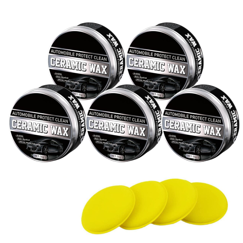 🚗 Pasta de Cera de Titanio Cerámica 2 en 1 – Pulido y Protección Profesional para Autos con Brillo Duradero ✨🛡️