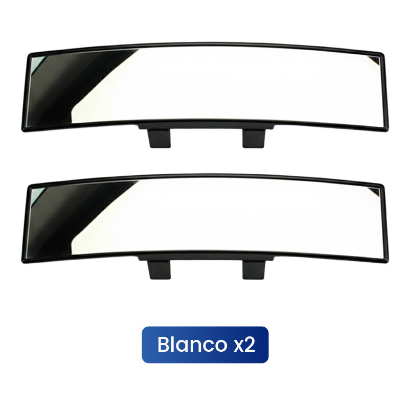 Espejo retrovisor curvado amplio para coche