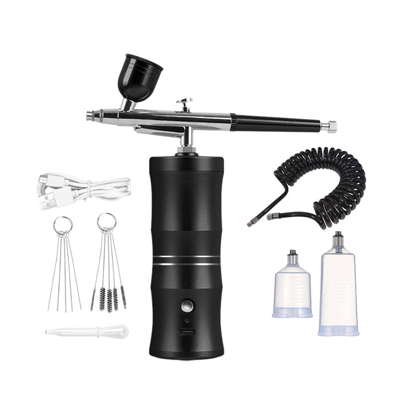 ⏰🔥 ¡Oferta Especial 50% OFF! 🎨 Kit Eléctrico de Cepillo de Aire – Compresor Integrado para Pintura Profesional ✨🖌️