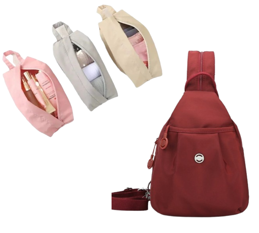 🎒✨ Mochila Convertible con Múltiples Bolsillos y Bolso Cruzado – Versatilidad, Estilo y Comodidad para Todos los Días 👜🌟