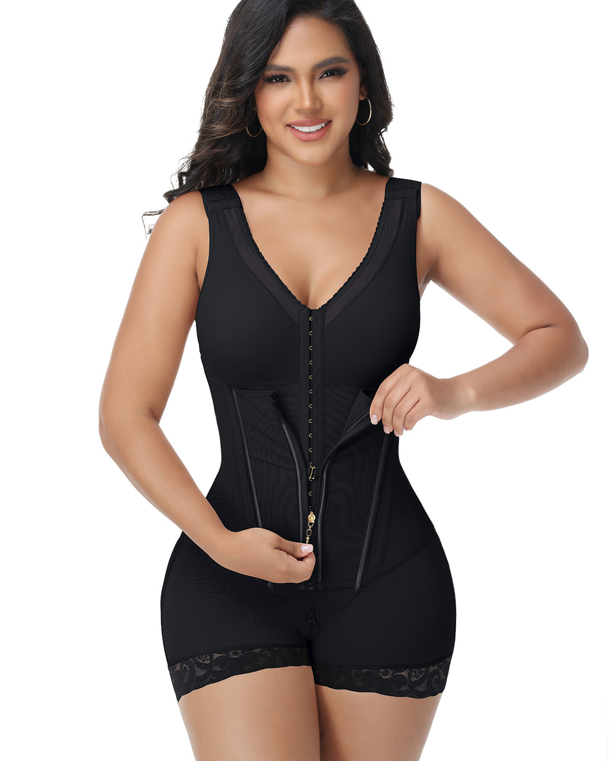 Shapshe® Fajas Colombianas Moldeador Corporal Hourglass de Doble Control