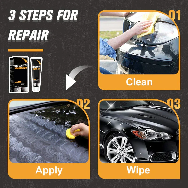 🚗✨ Pasta Pulidora para Pintura de Automóviles – Reduce Arañazos, Compatible con Todos los Colores, Aplicación Rápida y Acabado Brillante 🔧💎