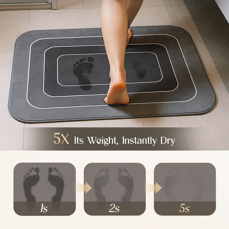⏰🔥 ¡50% DE DESCUENTO POR TIEMPO LIMITADO! 🛁 Alfombrilla de Baño Antideslizante – Suave, Absorbente y Segura para Toda la Familia ✨💧