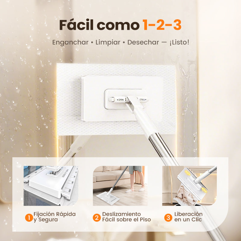 ⏰🔥 ¡50% DE DESCUENTO POR TIEMPO LIMITADO! 🧹 Fregona Antipolvo – Limpieza Rápida y Fácil sin Esfuerzo ✨💖