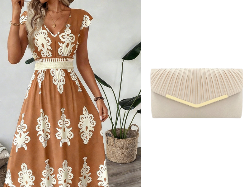 ⏰ ¡Oferta Limitada 50% OFF! 👗 Vestido Maxi Fluido con Estampado Barroco y Escote en V para Mujer – Elegancia y Comodidad Todo el Día 🏖️✨