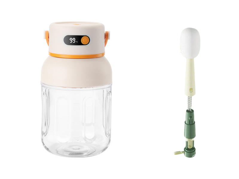 ⏰🔥 ¡50% DE DESCUENTO POR TIEMPO LIMITADO! 🍓 Licuadora personal portátil: mini vaso exprimidor recargable por USB para preparar batidos y licuados sobre la marcha 🥤✨