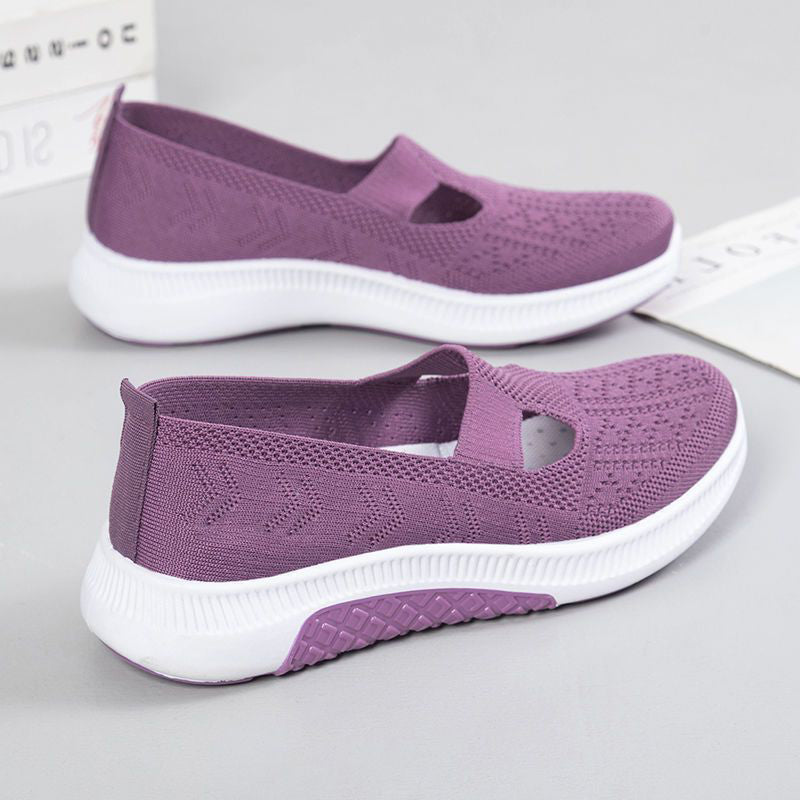 🌸2024 nuevos zapatos antideslizantes planos de fondo suave🌸