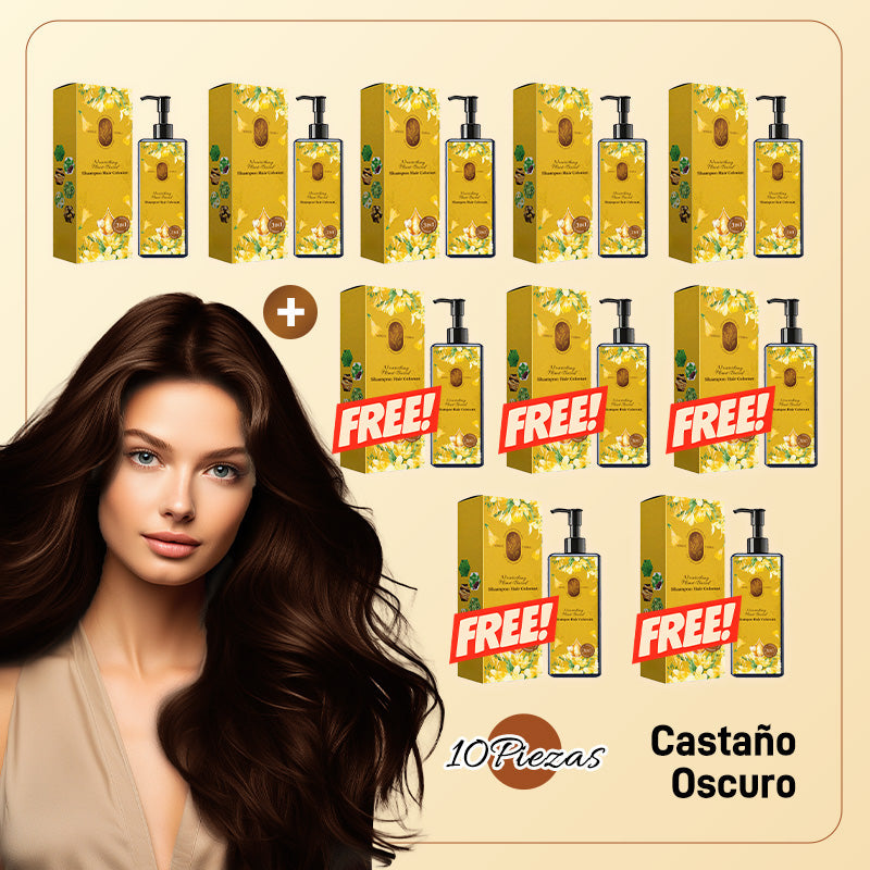 ⏰🔥 ¡50% DE DESCUENTO POR TIEMPO LIMITADO! 🌿✨ Tinte Capilar Nutritivo – Color Radiante y Cabello Suave Naturalmente 💇‍♀️💖