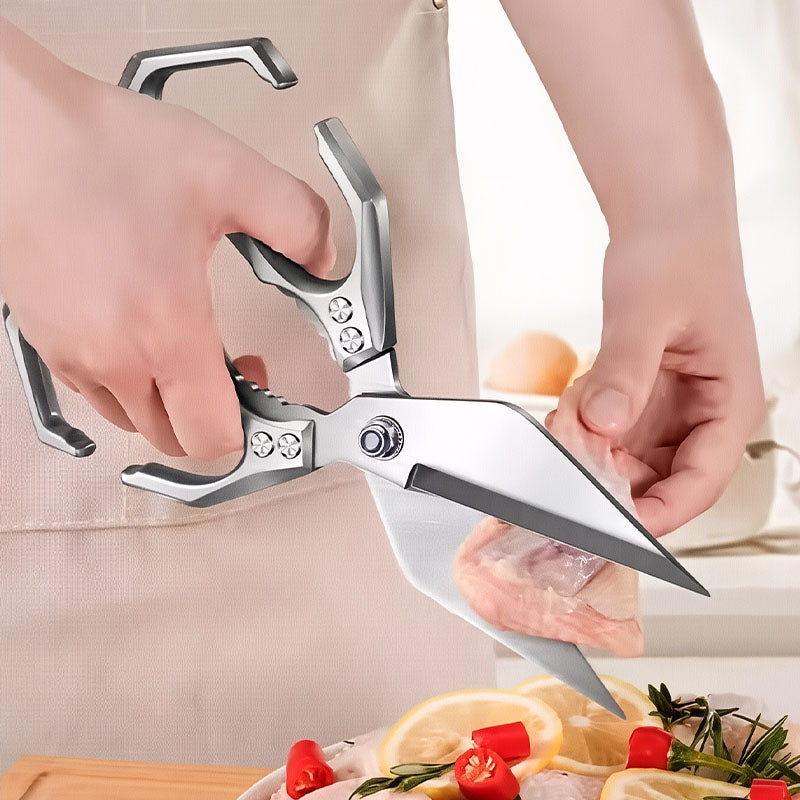 🔥 ¡50% DE DESCUENTO! 🔥 ✂️ Tijeras de Cocina Multifuncionales de Uso Intensivo – Corte Potente, Todo-en-Uno, Resistentes y Prácticas para el Día a Día 🍗🥬🛠️