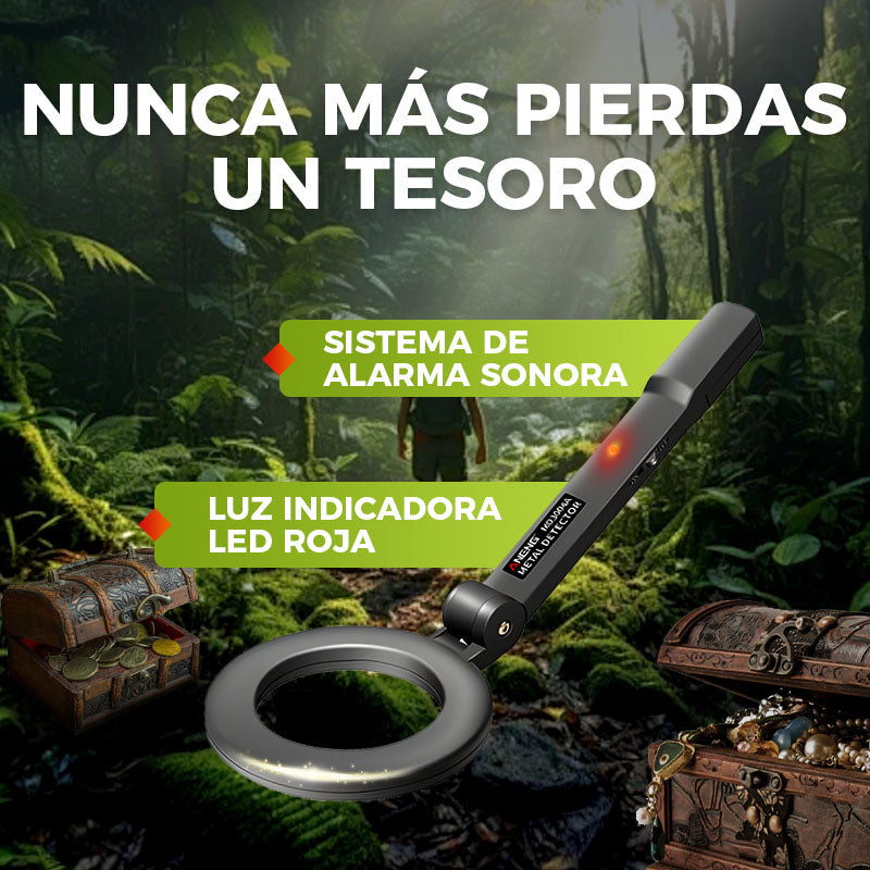 ⏰🔥 ¡Oferta Especial 50% OFF! 🏆 Detector de Metales Manual 360° – Encuentra Oro y Joyas con Precisión ✨💎