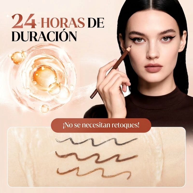 🌟 Dúo de Delineador de Ojos Impermeable por 24 Horas – Lápiz Afilable para Definición Duradera y Precisa ✨👁️