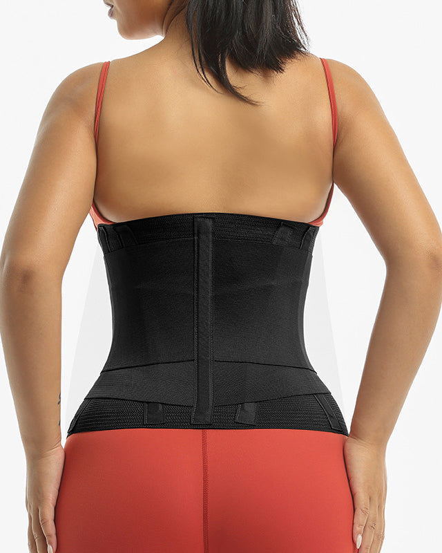 Corset Faja de Cintura con Cremallera y Doble Compresión