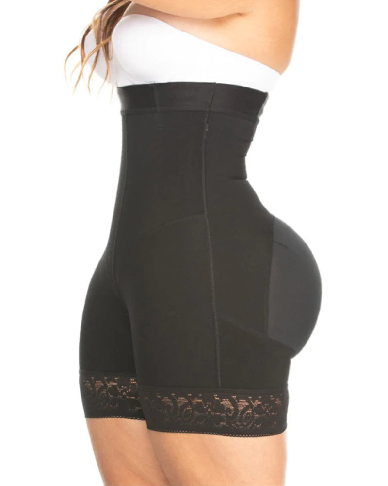 Shapshe® Shorts Moldeadores de Cintura Alta con Encaje para Levantar Glúteos