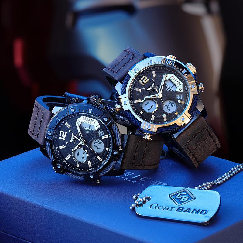 ⏰💥 ¡50% de Descuento! Reloj Deportivo Multifuncional 3ATM de Doble Pantalla e Impermeable ⌚️🏃‍♂️