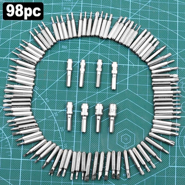 🧰 Juego de Destornilladores Magnéticos 115 en 1 / 138 en 1 – Puntas de Precisión, Fuerte Magnetismo y Estuche Portátil 🔩✨