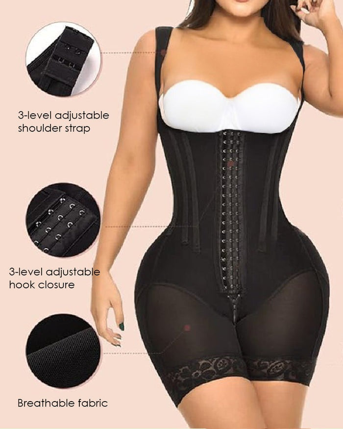 Shapshe® Faja Colombiana Control de Abdomen Moldeador de Cuerpo Completo Levanta Glúteos Reductor de Muslos Shapewear