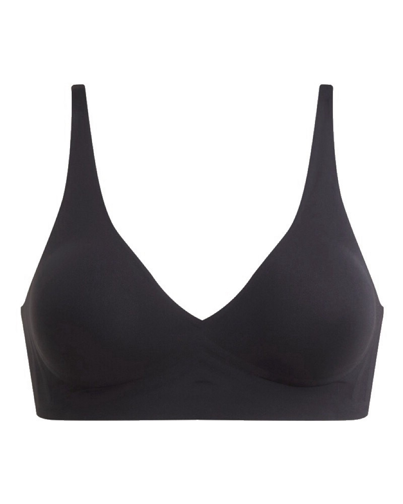 Brasier inalámbrico push up sin costuras con escote en V