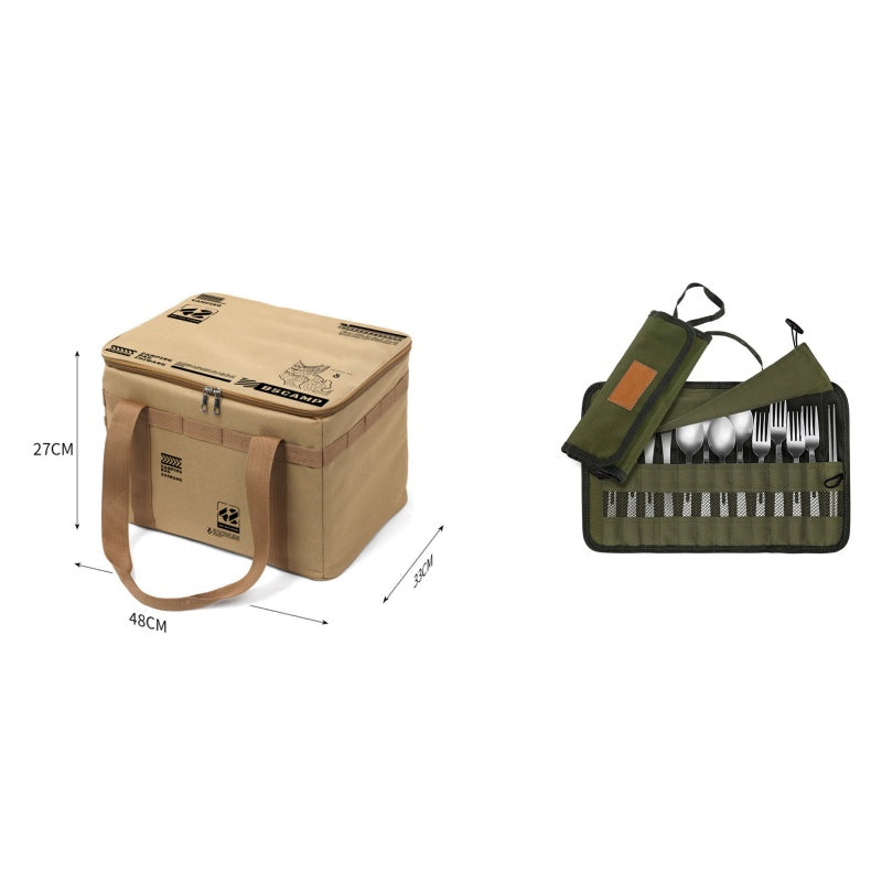 🎒 Bolsa de Almacenamiento Plegable de Gran Capacidad – Impermeable y Portátil, Ideal para Camping y Picnic ✨🏕️