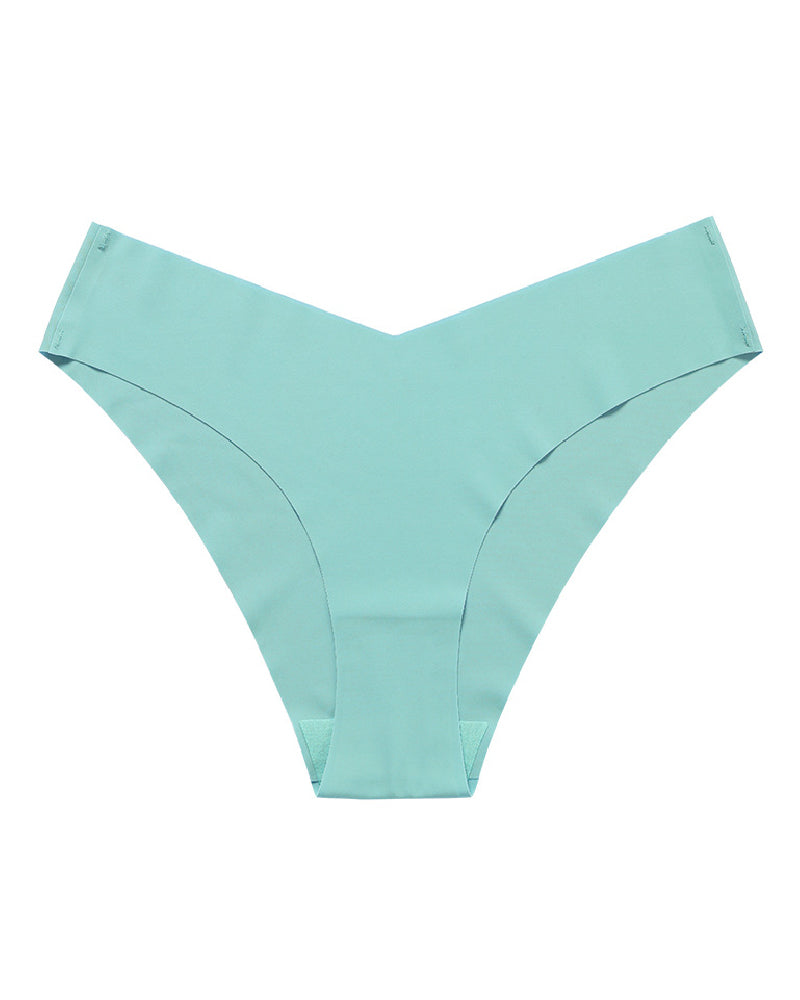 Bragas Sexy de Hielo de Seda, Tiro Bajo, Sin Costuras, Multicolor, Ropa Interior