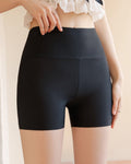 Shorts Moldeadores de Cintura Alta Levanta Glúteos de Seda Fría Sin Costuras