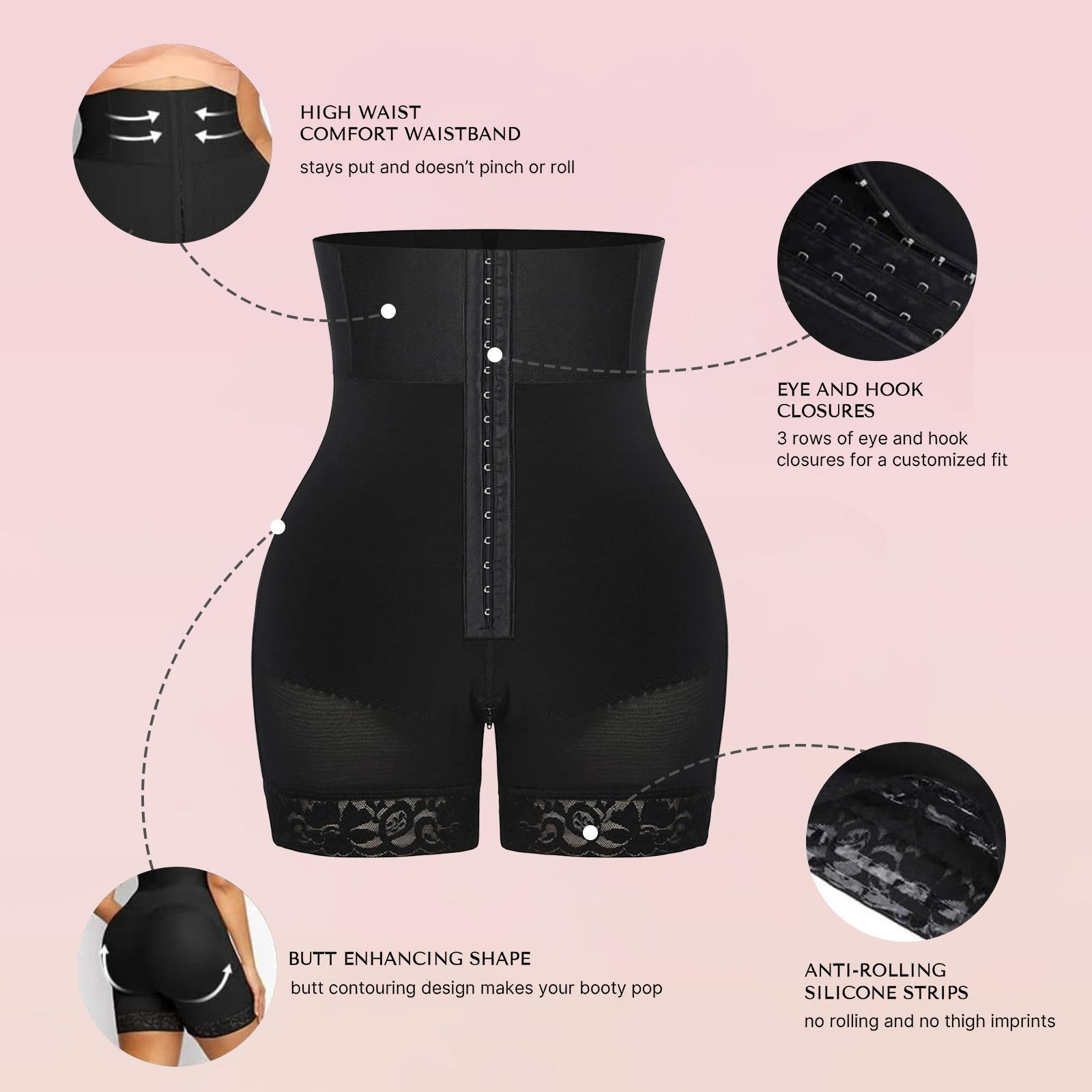 ⏰🔥 ¡50% DE DESCUENTO POR TIEMPO LIMITADO! 💃 Shorts faja de cintura alta para mujer BBEUU: control de abdomen, realce de glúteos y faja cómoda y elegante. Tallas S-3XL ✨🌸