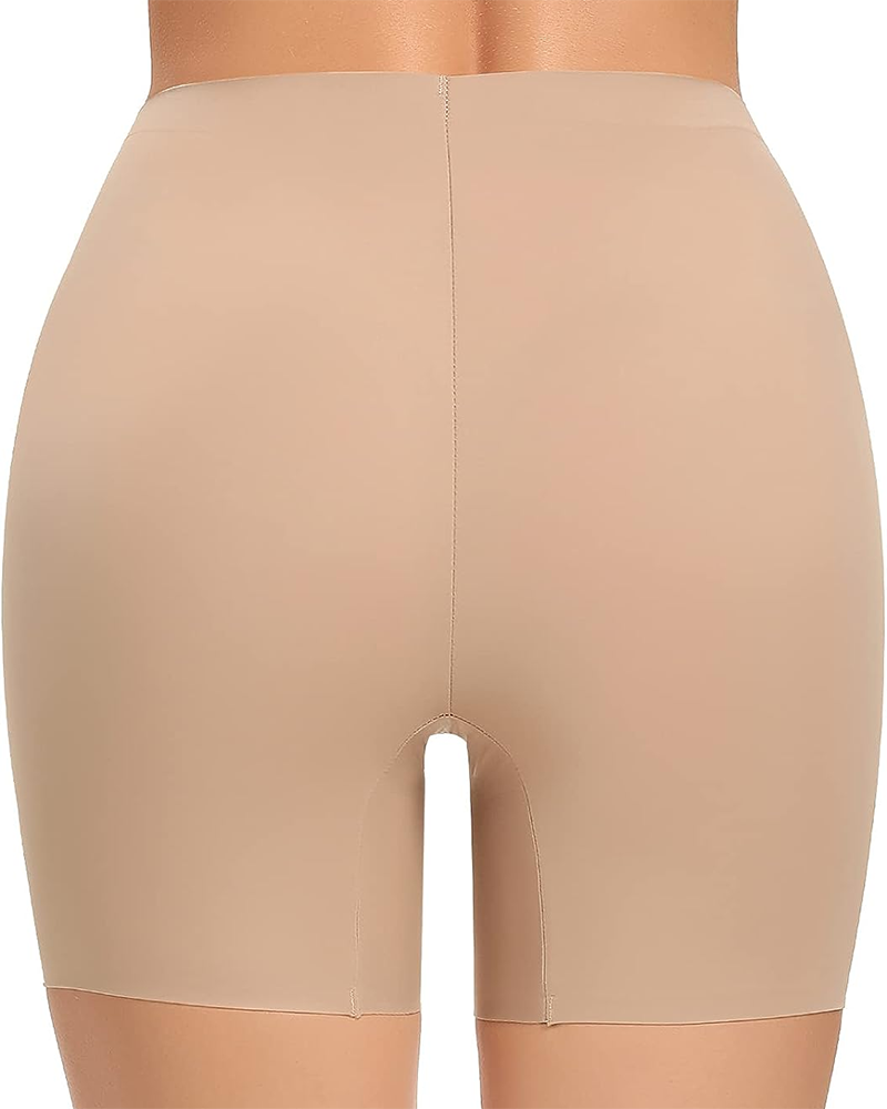 Panties tipo short moldeadores sin costuras con control de abdomen para mujer