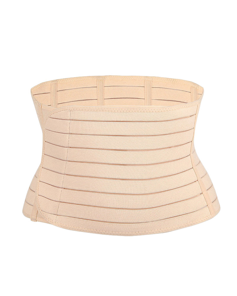 Faja Abdominal Ajustable con Velcro para Control de Abdomen, Transpirable para el Verano, Entrenador de Cintura Postparto