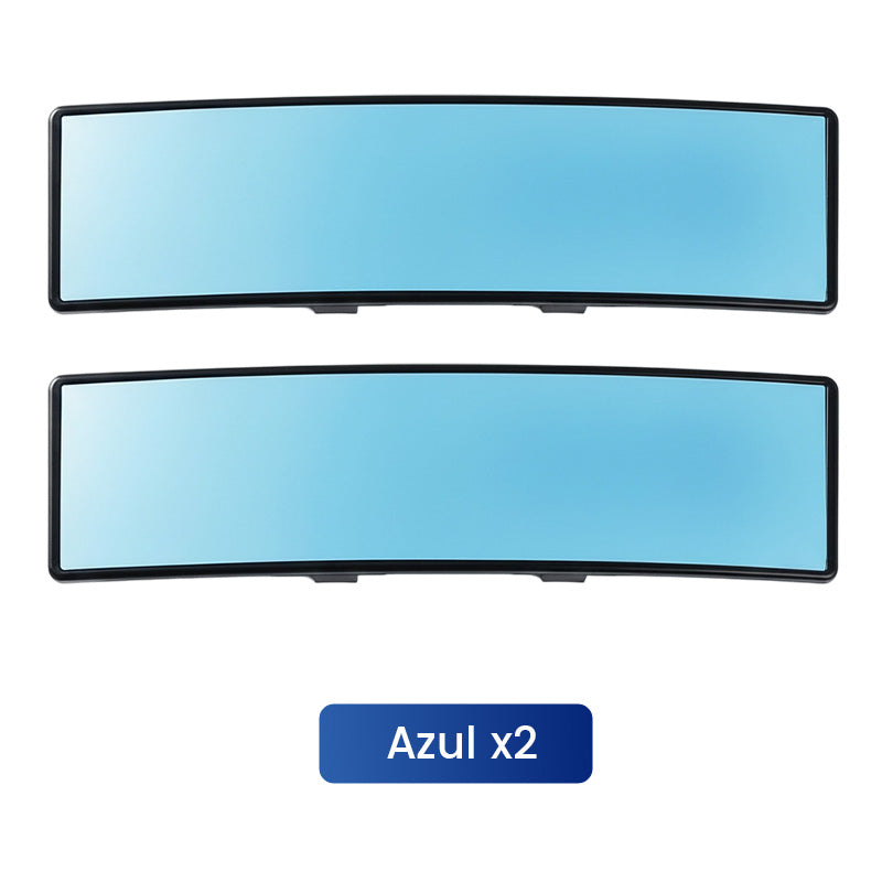 Espejo retrovisor curvado amplio para coche
