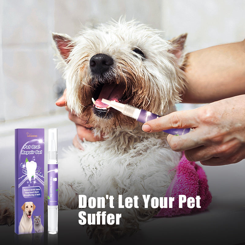 🔥 ÚLTIMO DÍA - COMPRA 1 Y LLÉVATE 1 GRATIS 🔥 Cepillo de dientes en gel reparador bucal para mascotas 🐱🐶