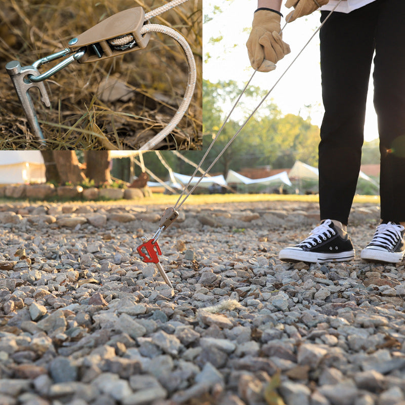 🪢 Cuerda de Camping Portátil, Ajustable y Fija – Ideal para Aventuras y Actividades al Aire Libre 🌳✨