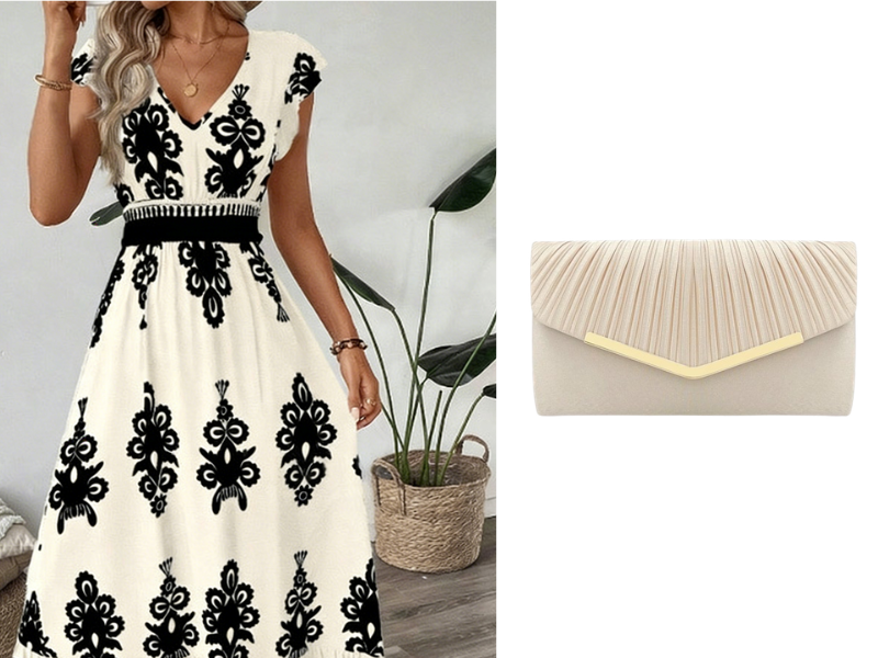 ⏰ ¡Oferta Limitada 50% OFF! 👗 Vestido Maxi Fluido con Estampado Barroco y Escote en V para Mujer – Elegancia y Comodidad Todo el Día 🏖️✨