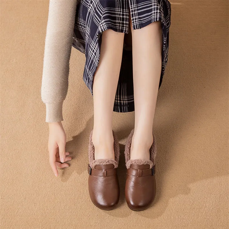Zapato Ortopédico Cuero Suave Eco Calma Vitalidad, Confort y Soporte Todo el Día