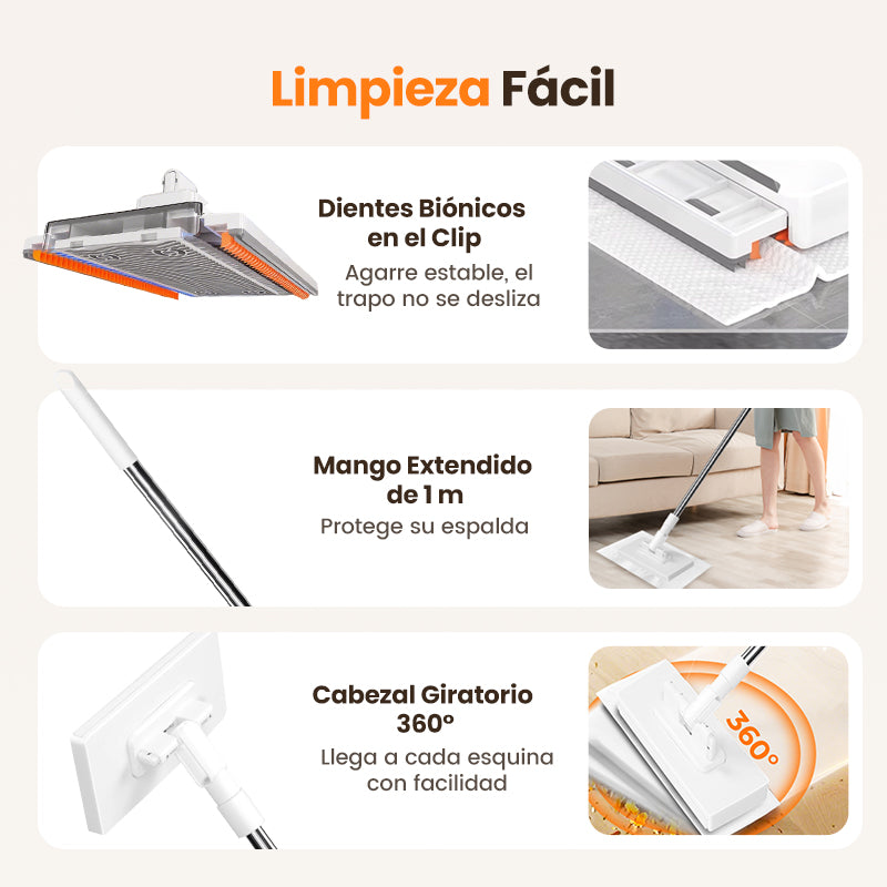 ⏰🔥 ¡50% DE DESCUENTO POR TIEMPO LIMITADO! 🧹 Fregona Antipolvo – Limpieza Rápida y Fácil sin Esfuerzo ✨💖