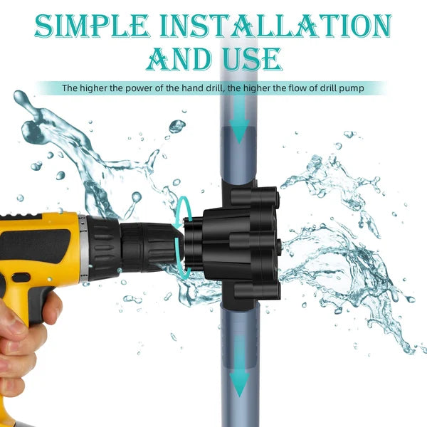 ⏰ ¡Oferta Limitada 50% OFF! 💧 Bomba de Perforación Manual y Autocebante – Traslada Agua Fácilmente en Cualquier Lugar 🔧🏠✨