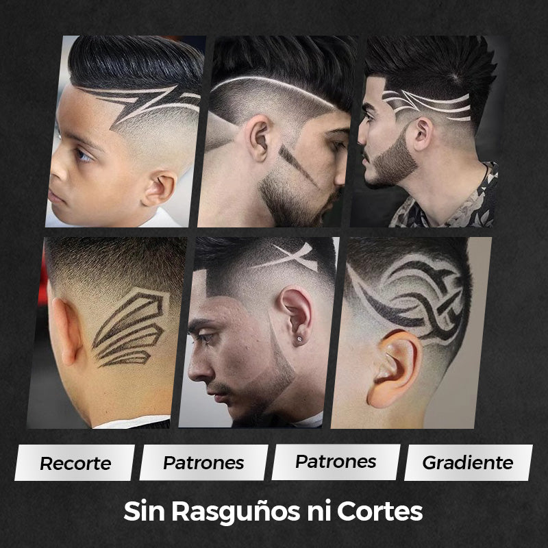 ✂️ Cortapelos Profesional para Hombre – 4 Guías de Corte, Motor de Cobre Silencioso y Afeitado de Precisión 💈⚡