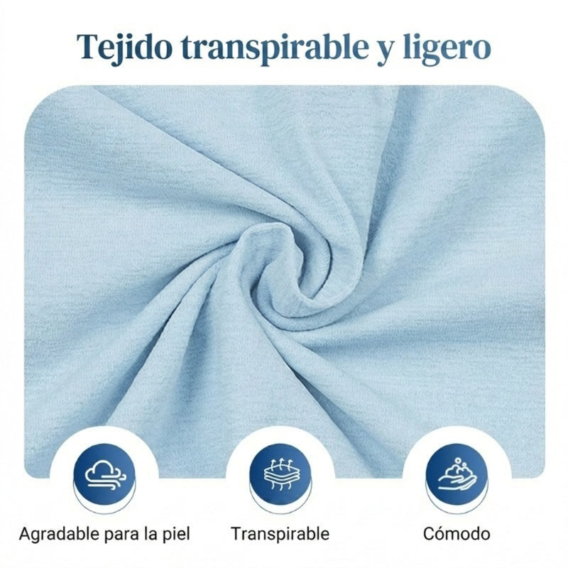 ⏰🔥 ¡50% DE DESCUENTO POR TIEMPO LIMITADO! 💙 Conjunto Casual de Mujer – Túnica en Capas y Pantalones Anchos para Máxima Comodidad ✨👖