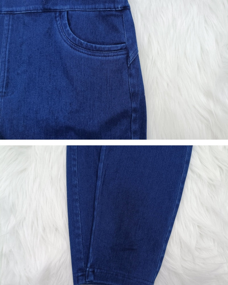 Shapshe® Enterizo de Mezclilla Ajustado para Mujer con Lazo en la Espalda tipo Bandeau